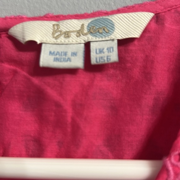 Boden Katie 100% Cotton Top Eyelet Shell SZ 6 - Picture 2 of 8